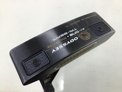 【中古】 オデッセイ Ai-ONE・MILLED TRI-BEAM DOUBLE WIDE T CH 34インチ パター PT STROKE LAB 90 スチール (フレックスその他) メンズ 男性用 右利き 右用 Bランク ゴルフクラブ