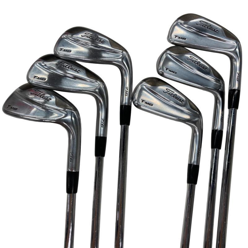 【中古】 タイトリスト Titleist MB 716 6S アイアン書き割り IR 純然たる特注矢がら (フレックスS) メンズ 成人男性用 右利き 右用 D位置づける ゴルフ野球クラブ