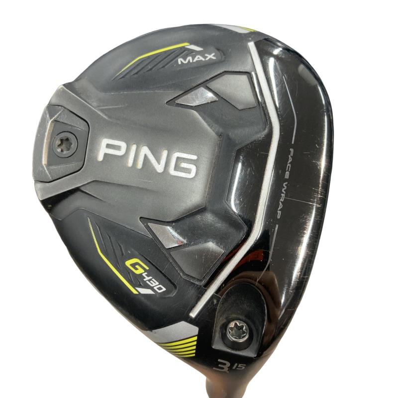 【中古】 ピン G430 MAX 3W フェアウェイウッド FW 純正特注シャフト (フレックスS) メンズ 男性用 右利き 右用 Cランク ゴルフクラブ