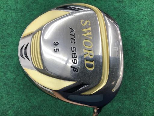 【中古】 カタナゴルフ SWORD ATC 589-β  9.5° １番ウッド DR SWORD Motore Speeder 589β (フレックスSR) メンズ 成人男性用 右利き 右用 C価値づける ゴルフ野球クラブ