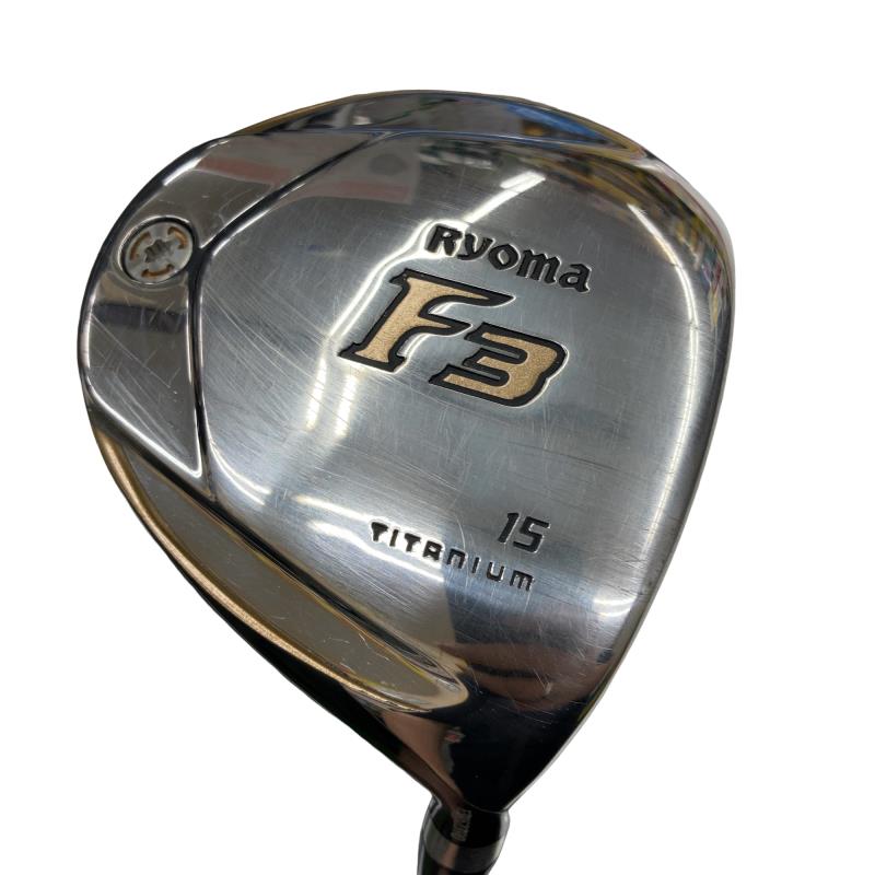 【中古】 リョーマゴルフ Ryoma F しろがね色 F3 フェアウェイウッド FW リシャフト (フレックス余分の物) メンズ 成人男性用 右利き 右用 C位置づける ゴルフ野球クラブ