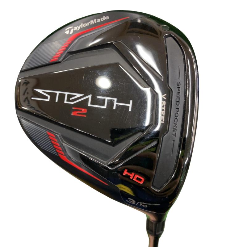 【中古】 テーラーメイド STEALTH2 HD 3W フェアウェイウッド FW TENSEI RED TM50(STEALTH FW) (フレックスSR) メンズ 男性用 右利き 右用 Cランク ゴルフクラブ