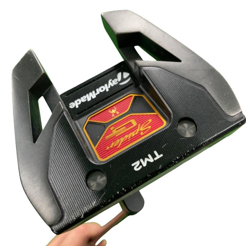 【中古】 仕立て屋お手伝いさん Spider GT BLACK TM2 33in パター PT スチール写真 (フレックス余分の物) メンズ 成人男性用 右利き 右用 C位置づける ゴルフ野球クラブ