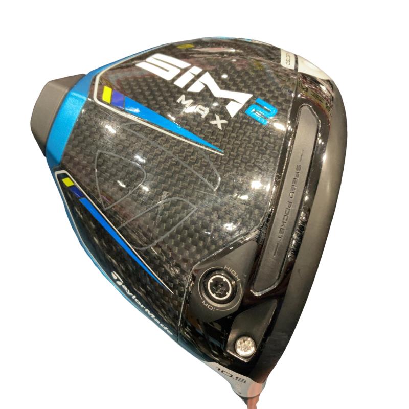 【中古】 テーラーメイド SIM2 MAX 10.5° ドライバー DR 純正特注シャフト (フレックスS) メンズ 男性用 右利き 右用 Bランク ゴルフクラブ