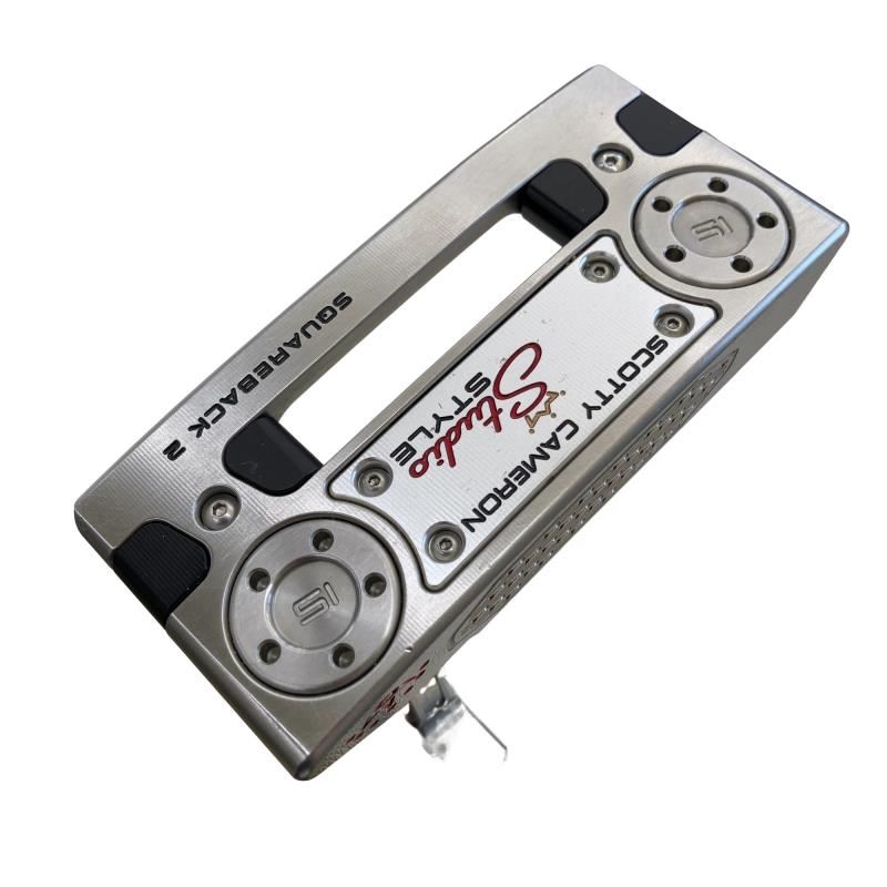 【中古】 タイトリスト SCOTTY CAMERON STUDIO STYLE SQUAREBACK 2(2025) 34in パター PT スチール写真 (フレックス余分の物) メンズ 成人男性用 右利き 右用 C位置づける ゴルフ野球クラブ