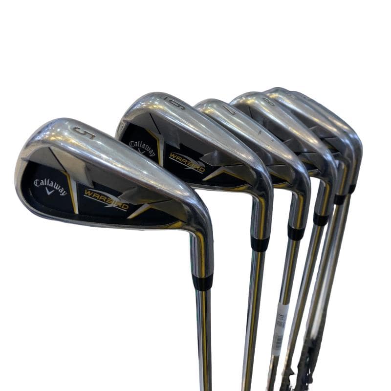 【中古】 キャロウェイ WARBIRD 6S USA アイアンセット IR スチール (フレックスUNI) メンズ 男性用 右利き 右用 Cランク ゴルフクラブ｜ゴルフパートナー 中古クラブ店