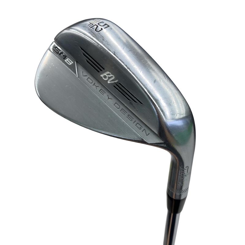 【中古】 タイトリスト VOKEY SPIN MILLED SM8 ツアークロム 52&deg;/08&deg;F ウェッジ WG Dynamic Gold (フレックスS) メンズ 男性用 右利き 右用 Cランク ゴルフクラブ｜ゴルフパートナー 中古クラブ店