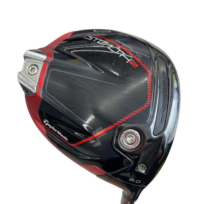 【中古】 テーラーメイド STEALTH2 9° ドライバー DR TENSEI RED TM50(STEALTH DR) (フレックスS) メンズ 男性用 右利き 右用 Cランク ゴルフクラブ