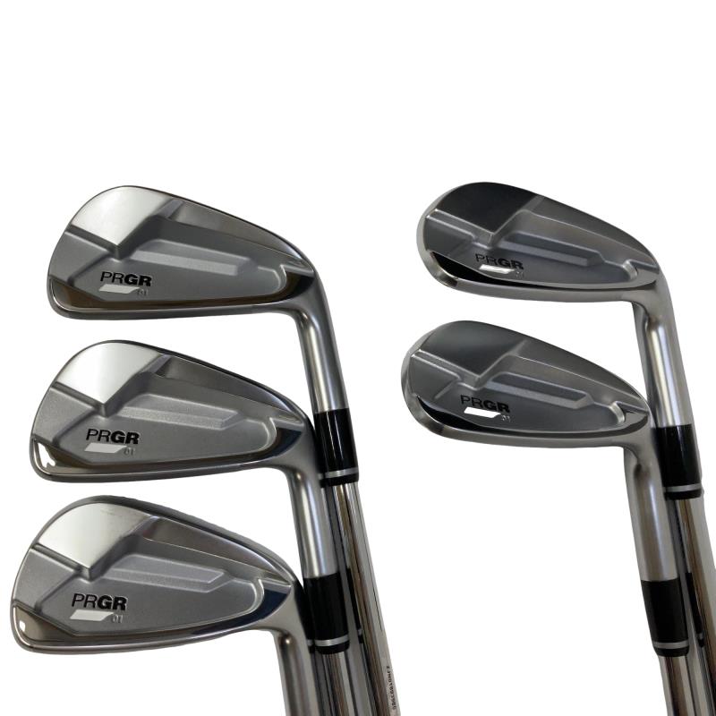 【中古】 プロギア PRGR 01(2023) 5S アイアンセット IR NS PRO MODUS3 TOUR105 (フレックスS) メンズ 男性用 右利き 右用 Bランク ゴルフクラブ