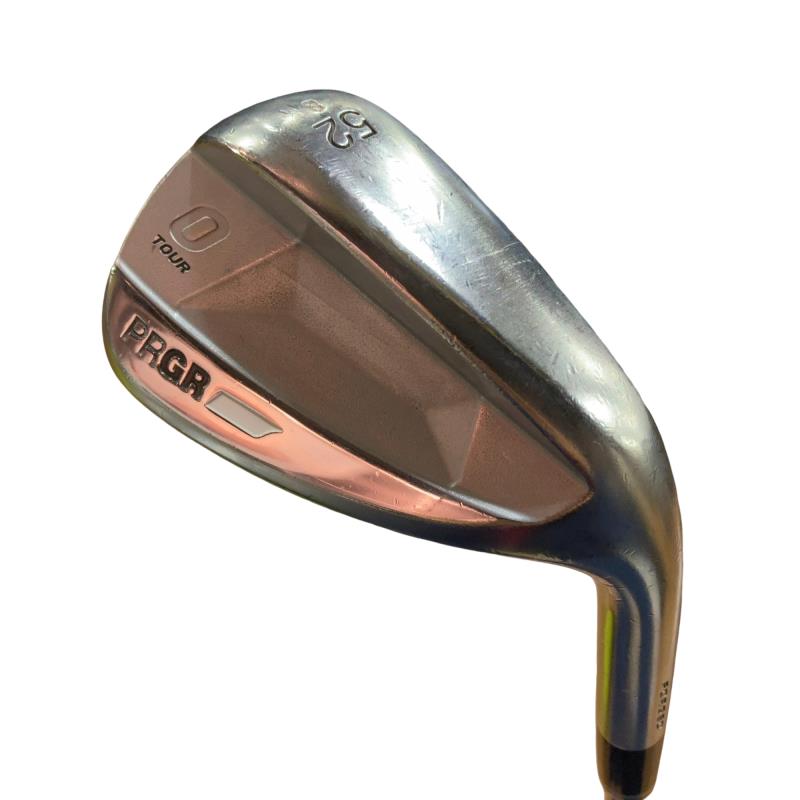 【中古】 プロギア PRGR 0 TOUR WEDGE(2023) 52°/08° ウェッジ WG 純正特注シャフト (フレックスS) メンズ 男性用 右利き 右用 Cランク ゴルフクラブ