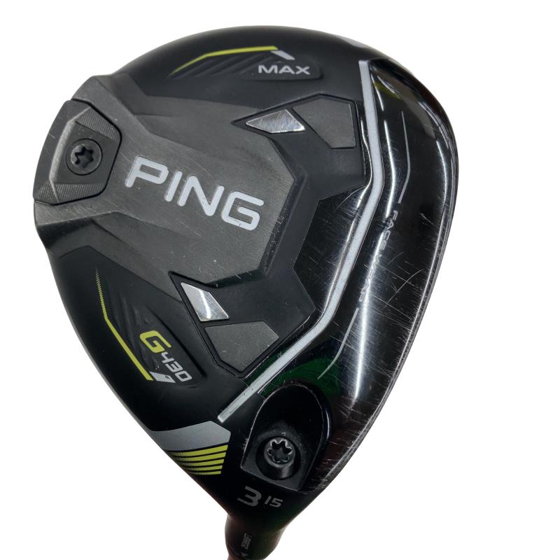 【中古】 ピン G430 MAX 3W フェアウェイウッド FW 純正特注シャフト (フレックスS) メンズ 男性用 右利き 右用 Cランク ゴルフクラブ