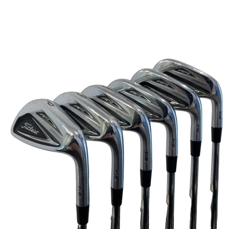 【中古】 タイトリスト Titleist AP2 716 6S アイアン仕掛ける IR 完全無欠特注立て坑 (フレックスX) メンズ 成人男性用 右利き 右用 C序列付ける ゴルフ野球クラブ
