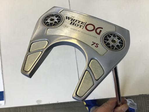 【中古】 オデッセイ WHITE HOT OG #7S 34インチ パター PT STROKE LAB (フレックスその他) メンズ 男性用 右利き 右用 Dランク ゴルフクラブ