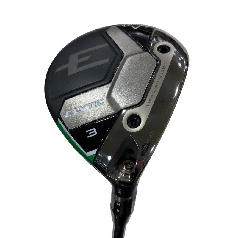【中古】 キャロウェイ ELYTE  3W フェアウェイウッド FW VENTUS GREEN 50 for CW(ELYTE FW) (フレックスSR) メンズ 成人男性用 右利き 右用 B位置づける ゴルフ野球クラブ