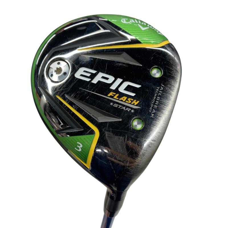 【中古】 キャロウェイ EPIC FLASH STAR 3W フェアウェイウッド FW Speeder EVOLUTION V FW 50 (フレックスS) メンズ 男性用 右利き 右用 Cランク ゴルフクラブ