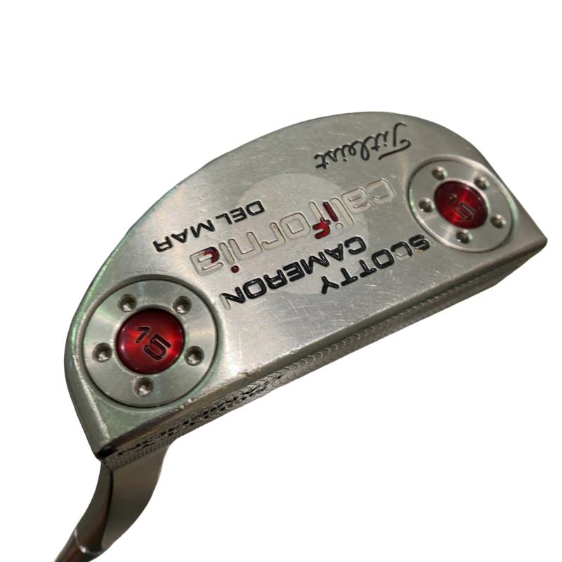 【中古】 タイトリスト SCOTTY CAMERON California DEL MAR 34インチ(15g) パター PT スチール (フレックスその他) メンズ 男性用 右利き 右用 Cランク ゴルフクラブ｜ゴルフパートナー 中古クラブ店