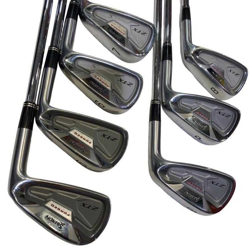 【中古】 ダンロップ SRIXON Z-TX 8S アイアンセット IR Dynamic Gold (フレックスS) メンズ 男性用 右利き 右用 Cランク ゴルフクラブ