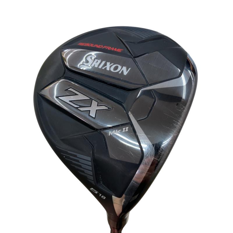 【中古】 ダンロップ SRIXON ZX Mk II 5W フェアウェイウッド FW 純正特注シャフト (フレックスS) メンズ 男性用 右利き 右用 Cランク ゴルフクラブ