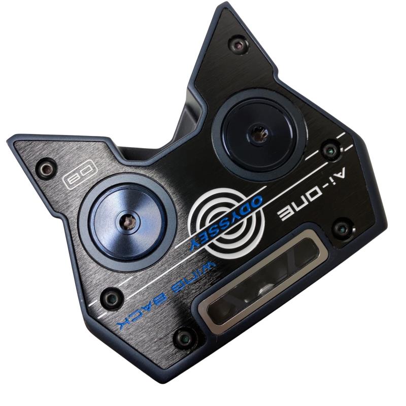 【中古】 オデッセイ Ai-ONE WING BACK DB 33in パター PT STROKE LAB 90 スチール写真 (フレックス余分の物) メンズ 成人男性用 右利き 右用 C位置づける ゴルフ野球クラブ