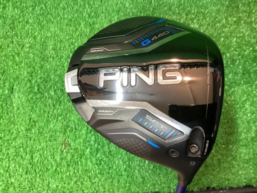 【中古】 ピン G440 SFT  9° １番ウッド DR リシャフト (フレックス余分の物) メンズ 成人男性用 右利き 右用 C序列付ける ゴルフ野球クラブ