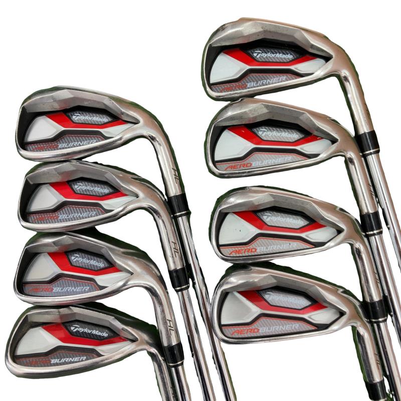 【中古】 テーラーメイド AERO BURNER(2016) HL 9S USA アイアンセット IR LIGHT WEIGHT STEEL (フレックスR) メンズ 男性用 右利き 右用 Dランク ゴルフクラブ|ゴルフパートナー 中古クラブ店