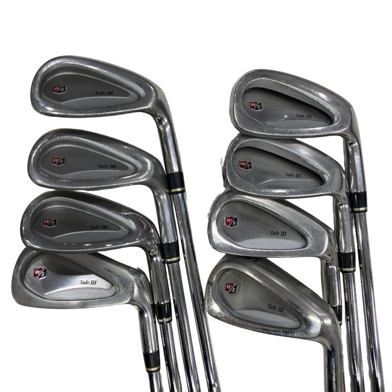 【中古】 ウィルソン Wilson staff Tab III 8S アイアンセット IR NS PRO 850GH (フレックスR) メンズ 男性用 右利き 右用 Cランク ゴルフクラブ