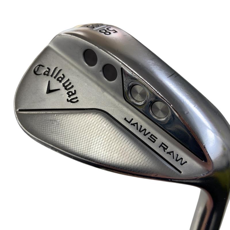 【中古】 キャロウェイ JAWS RAW クロムメッキ 58°/08°Z ウェッジ WG NS PRO 950GH neo (フレックスS) メンズ 男性用 右利き 右用 Cランク ゴルフクラブ