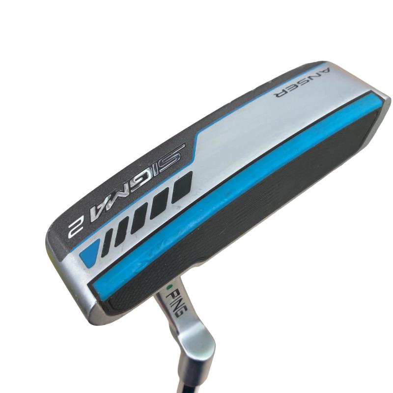 【中古】 ピン SIGMA 2 ANSER プラチナム 34インチ(PP58) パター PT スチール (フレックスその他) メンズ 男性用 右利き 右用 Dランク ゴルフクラブ