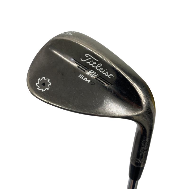 【中古】 タイトリスト VOKEY SPIN MILLED SM7 ブラッシュドスチール 54°/14°F ウェッジ WG 純正特注シャフト (フレックスX) メンズ 男性用 右利き 右用 Cランク ゴルフクラブ