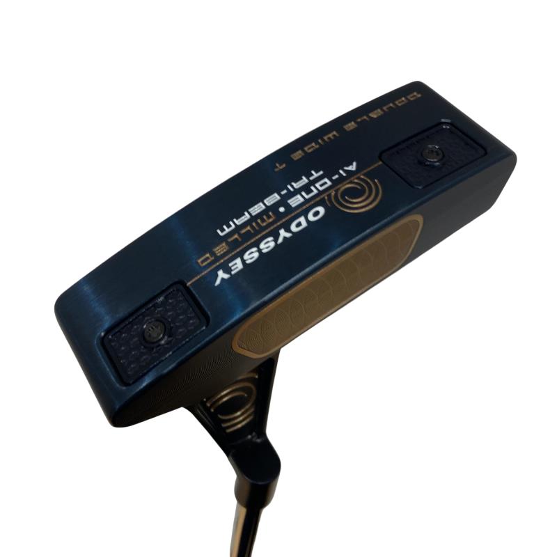 【中古】 オデッセイ Ai-ONE・MILLED TRI-BEAM DOUBLE WIDE T CH 34インチ パター PT STROKE LAB 90 スチール (フレックスその他) メンズ 男性用 右利き 右用 Bランク ゴルフクラブ