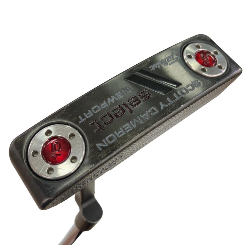 【中古】 タイトリスト SCOTTY CAMERON select NEWPORT 34in パター PT スチール写真 (フレックス余分の物) メンズ 成人男性用 右利き 右用 C位置づける ゴルフ野球クラブ