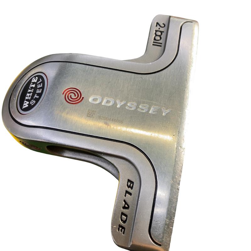 【中古】 オデッセイ WHITE STEEL 2・ball BLADE 33インチ パター PT スチール (フレックスその他) メンズ 男性用 右利き 右用 Cランク ゴルフクラブ