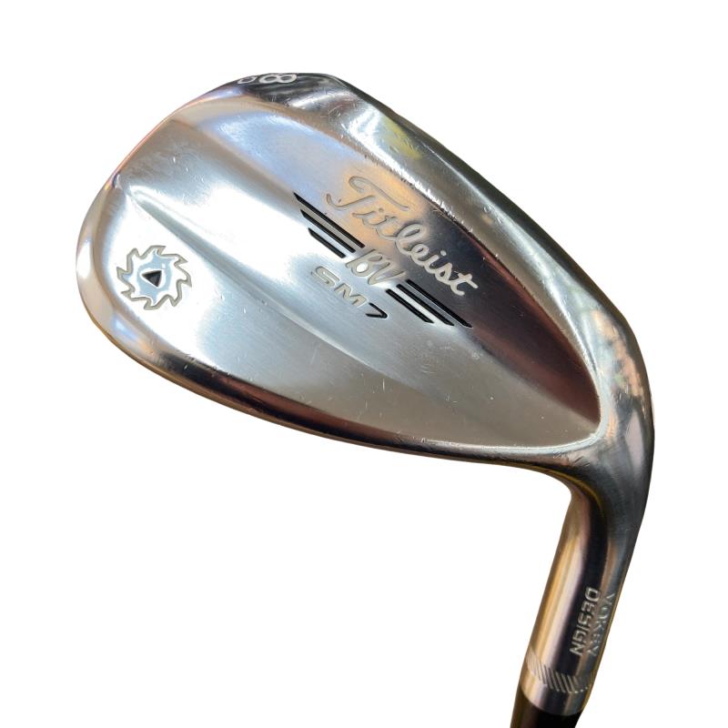 【中古】 タイトリスト VOKEY SPIN MILLED SM7 周遊旅行Cr 58°/12°D ウェッジ WG Dynamic Gold (フレックスS) メンズ 成人男性用 右利き 右用 C序列付ける ゴルフ野球クラブ