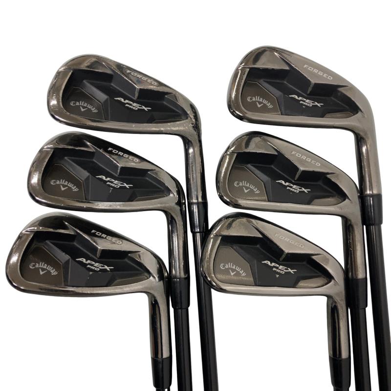 【中古】 キャロウェイ APEX PRO(2019) SMOKE 6S USA アイアン仕掛ける IR ELEVATE TOUR BLACK (フレックスS) メンズ 成人男性用 右利き 右用 D序列付ける ゴルフ野球クラブ