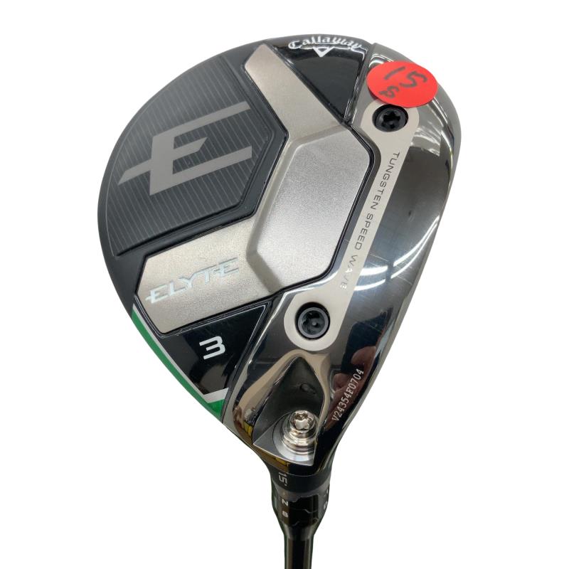 【中古】 キャロウェイ ELYTE 3W フェアウェイウッド FW VENTUS GREEN 50 for CW(ELYTE FW) (フレックスS) メンズ 男性用 右利き 右用 Cランク ゴルフクラブ