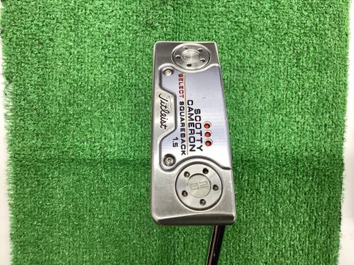 【中古】 タイトリスト SCOTTY CAMERON select SQUAREBACK 1.5(2018) 33インチ パター PT スチール (フレックスその他) メンズ 男性用 右利き 右用 Cランク ゴルフクラブ
