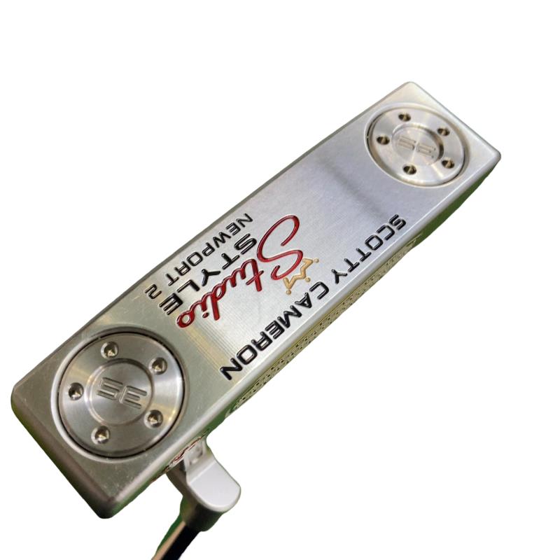 【中古】 タイトリスト SCOTTY CAMERON STUDIO STYLE NEWPORT 2(2025) 33インチ パター PT スチール (フレックスその他) メンズ 男性用 右利き 右用 Cランク ゴルフクラブ|ゴルフパートナー 中古クラブ店
