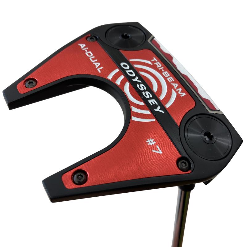 【中古】 オデッセイ Ai-DUAL TRI-BEAM #7 CH 34in パター PT STROKE LAB 90 スチール写真 (フレックス余分の物) メンズ 成人男性用 右利き 右用 C価値づける ゴルフ野球クラブ