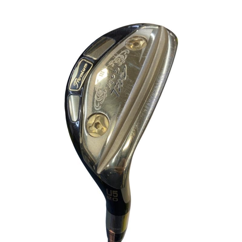 【中古】 つるや AXEL Gold Premium III U5 ユーティリティ UT AXEL Gold Premium III Light(ユーティリティ) (フレックスR) メンズ 男性用 右利き 右用 Cランク ゴルフクラブ