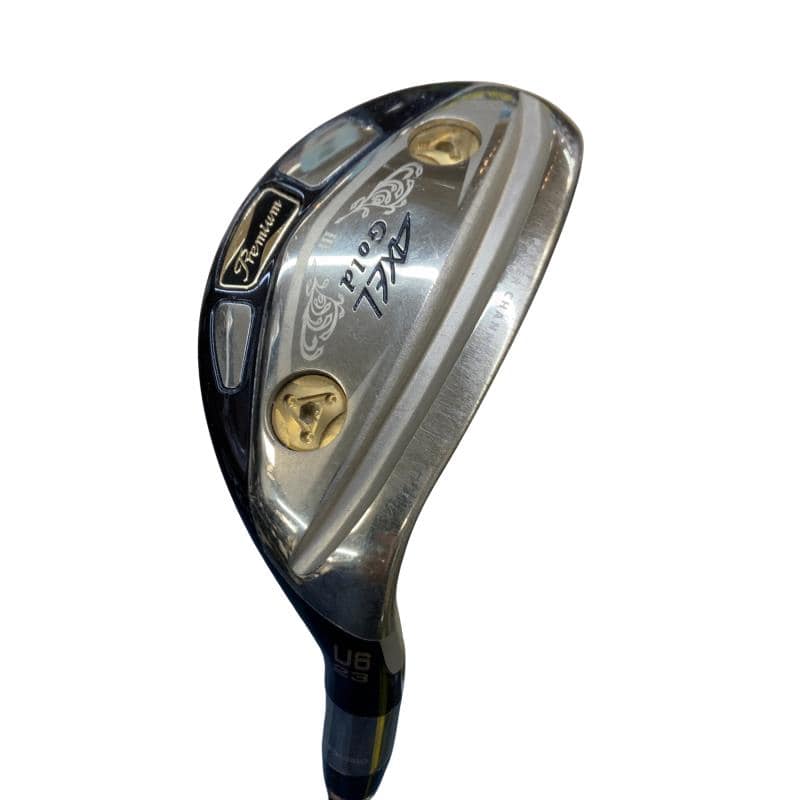 【中古】 つるや AXEL Gold Premium III U6 ユーティリティ UT AXEL Gold Premium III Light(ユーティリティ) (フレックスR) メンズ 男性用 右利き 右用 Cランク ゴルフクラブ