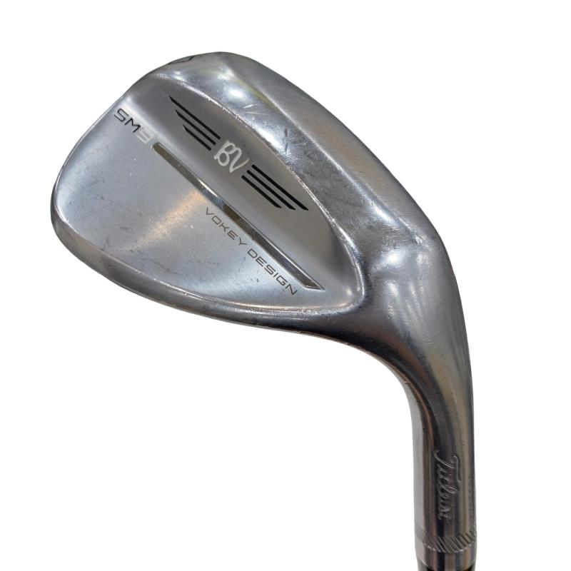 【中古】 タイトリスト VOKEY SPIN MILLED SM9 ツアークロム 60°/04°L ウェッジ WG BV 105 (フレックスその他) メンズ 男性用 右利き 右用 Cランク ゴルフクラブ