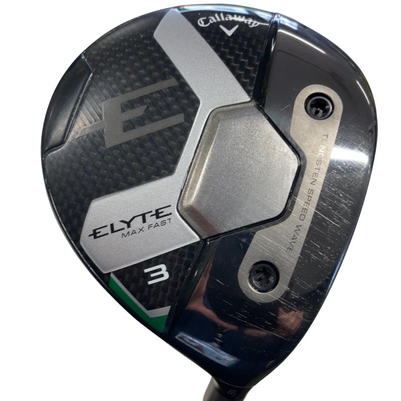 【中古】 キャロウェイ ELYTE MAX FAST 3W フェアウェイウッド FW LIN-Q GREEN 40 for CW(ELYTE FW) (フレックスSR) メンズ 成人男性用 右利き 右用 C序列付ける ゴルフ野球クラブ