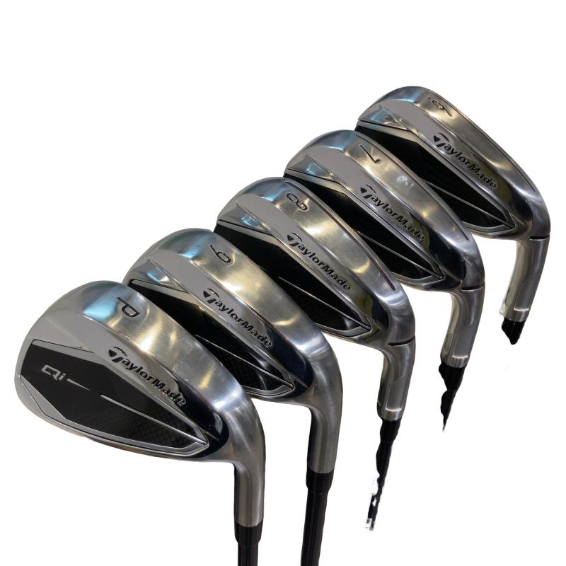 【中古】 仕立て屋お手伝いさん Qi  5S アイアン仕掛ける IR Diamana BLUE TM60(Qi IR) (フレックスS) メンズ 成人男性用 右利き 右用 C価値づける ゴルフ野球クラブ