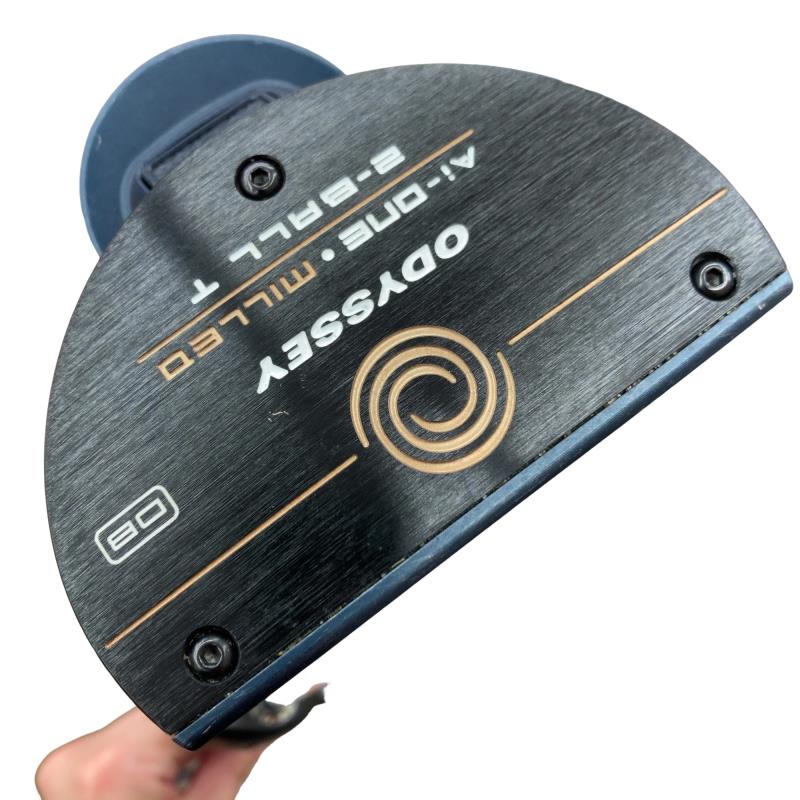 【中古】 オデッセイ Ai-ONE・MILLED 2-BALL T DB 34in パター PT STROKE LAB 90 スチール写真 (フレックス余分の物) メンズ 成人男性用 右利き 右用 C序列付ける ゴルフ野球クラブ