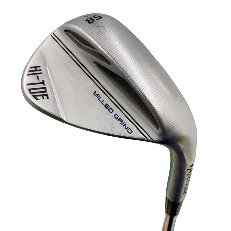 【中古】 テーラーメイド Taylor Made MILLED GRIND HI-TOE(2022) クローム 58°/13° ウェッジ WG NS PRO MODUS3 TOUR115 (フレックスS) メンズ 男性用 右利き 右用 Cランク ゴルフクラブ