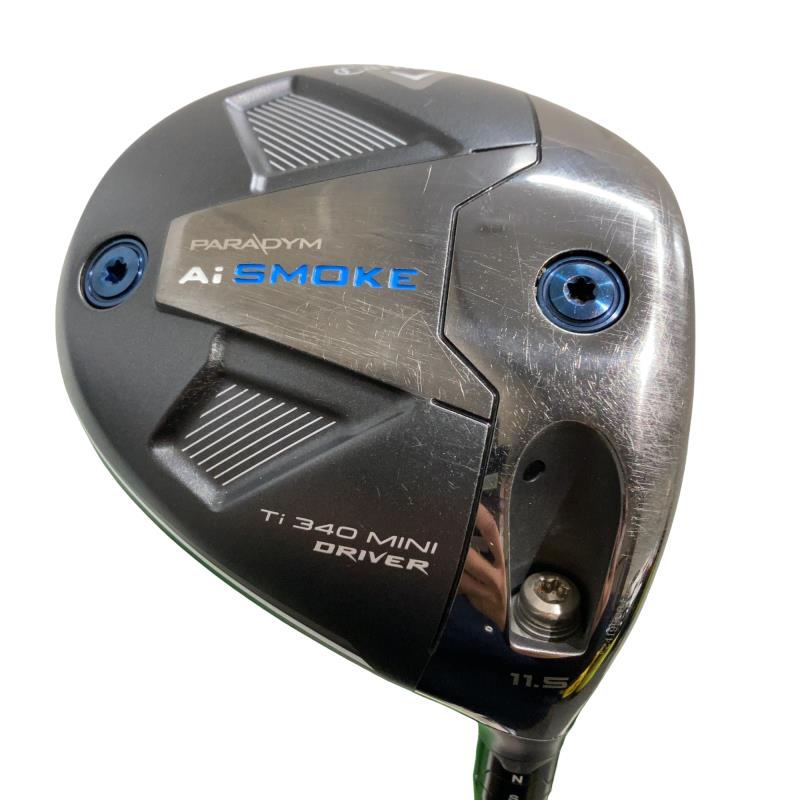 【中古】 キャロウェイ PARADYM Ai SMOKE Ti 340 MINI 11.5° ドライバー DR 純正特注シャフト (フレックスS) メンズ 男性用 右利き 右用 Cランク ゴルフクラブ|ゴルフパートナー 中古クラブ店