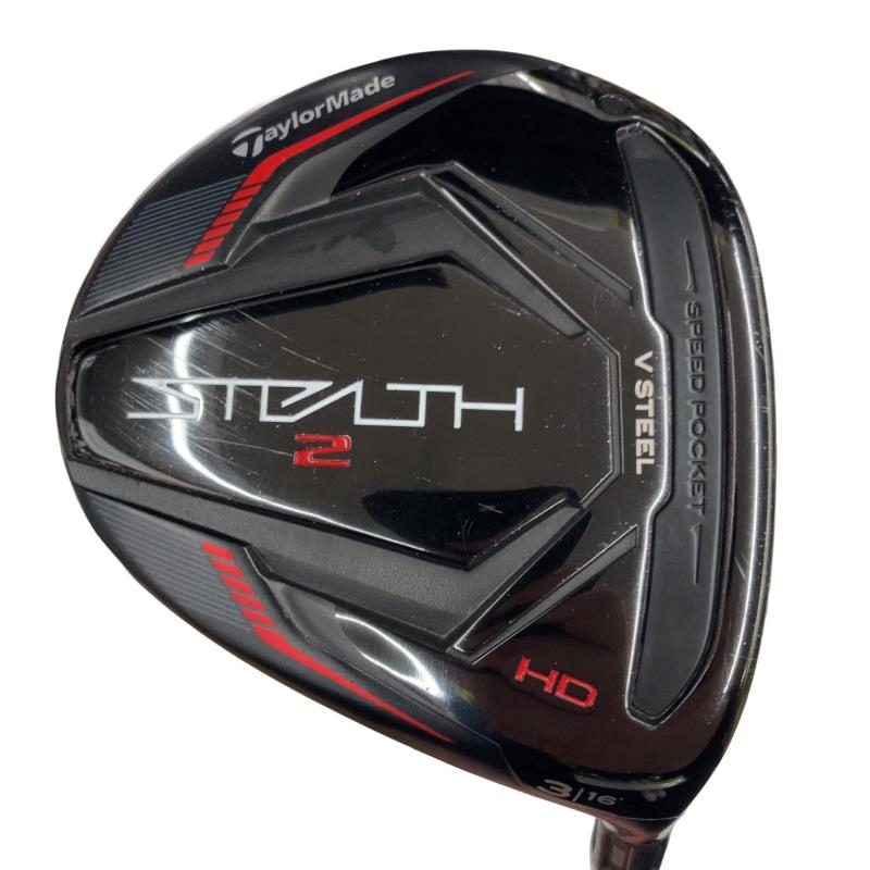 【中古】 テーラーメイド STEALTH2 HD 3W フェアウェイウッド FW TENSEI RED TM50(STEALTH FW) (フレックスS) メンズ 男性用 右利き 右用 Cランク ゴルフクラブ