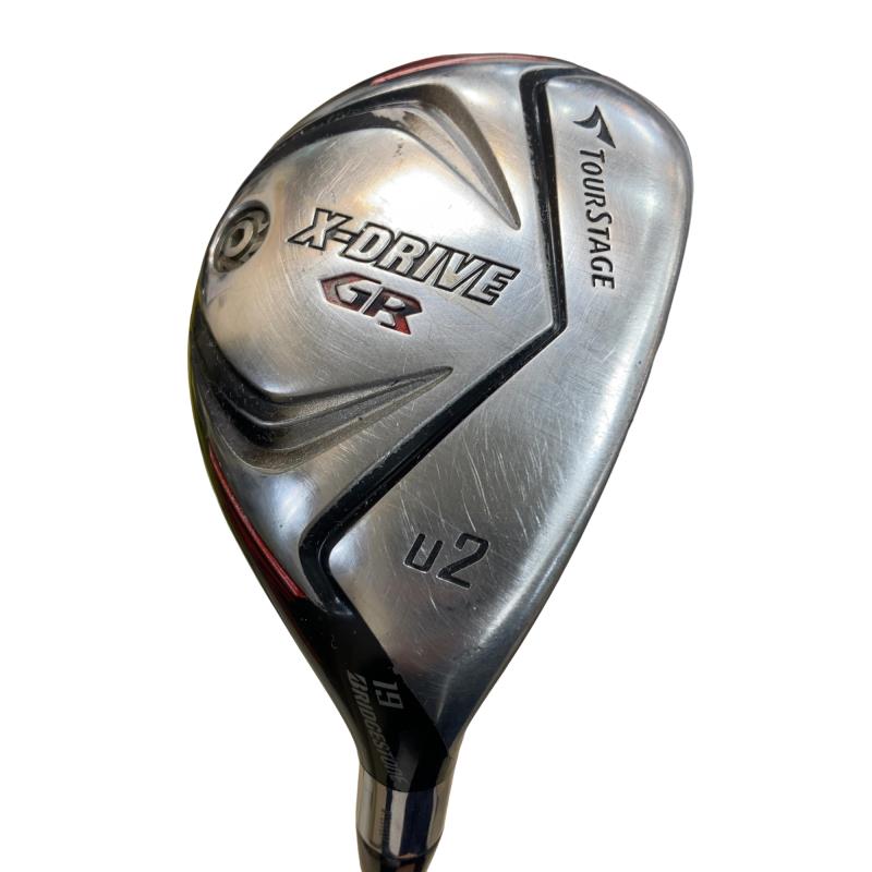 【中古】 ブリヂストン TOURSTAGE X-DRIVE GR(2012) U2 ユーティリティ UT Tour AD B12-03u (フレックスS) メンズ 男性用 右利き 右用 Cランク ゴルフクラブ