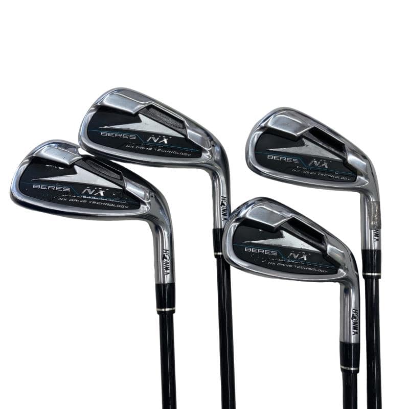【中古】 本間ゴルフ BERES NX 5S アイアンセット IR VIZARD FOR NX 45(IR) (フレックスR) メンズ 男性用 右利き 右用 Cランク ゴルフクラブ