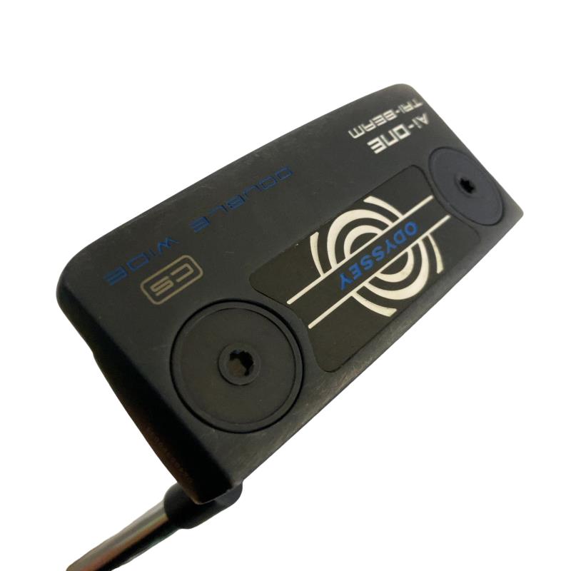 【中古】 オデッセイ Ai-ONE TRI-BEAM DOUBLE WIDE CS 33in パター PT STROKE LAB 90 スチール写真 (フレックス余分の物) メンズ 成人男性用 右利き 右用 C序列付ける ゴルフ野球クラブ